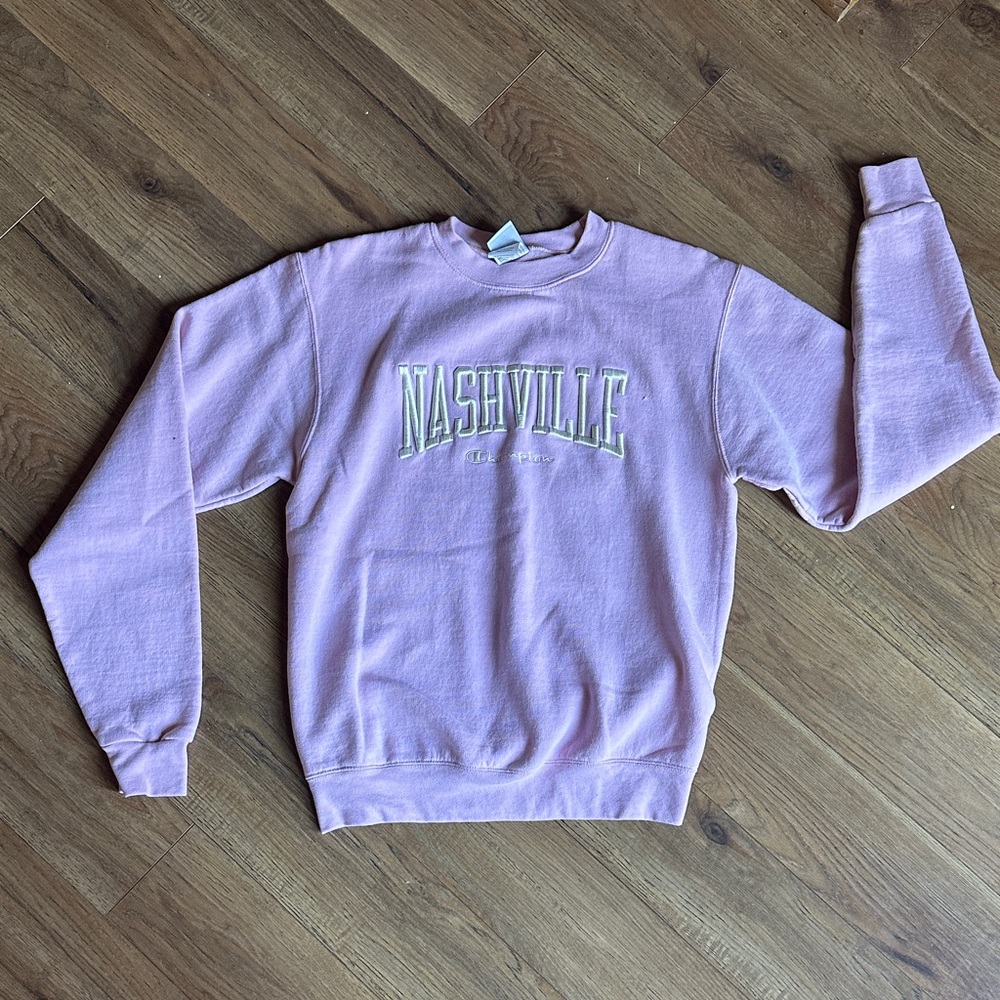 Champion Light Pink Nashville Crewneck
